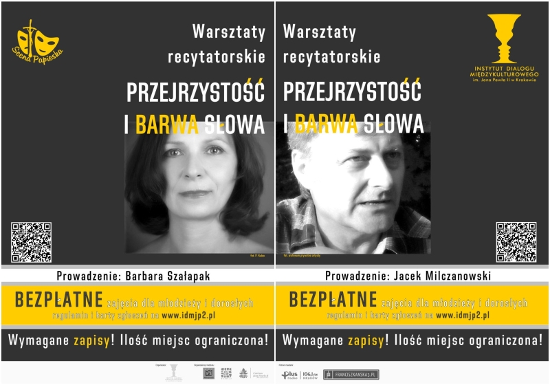 You are currently viewing Warsztaty recytatorskie „Przejrzystość i barwa słowa”