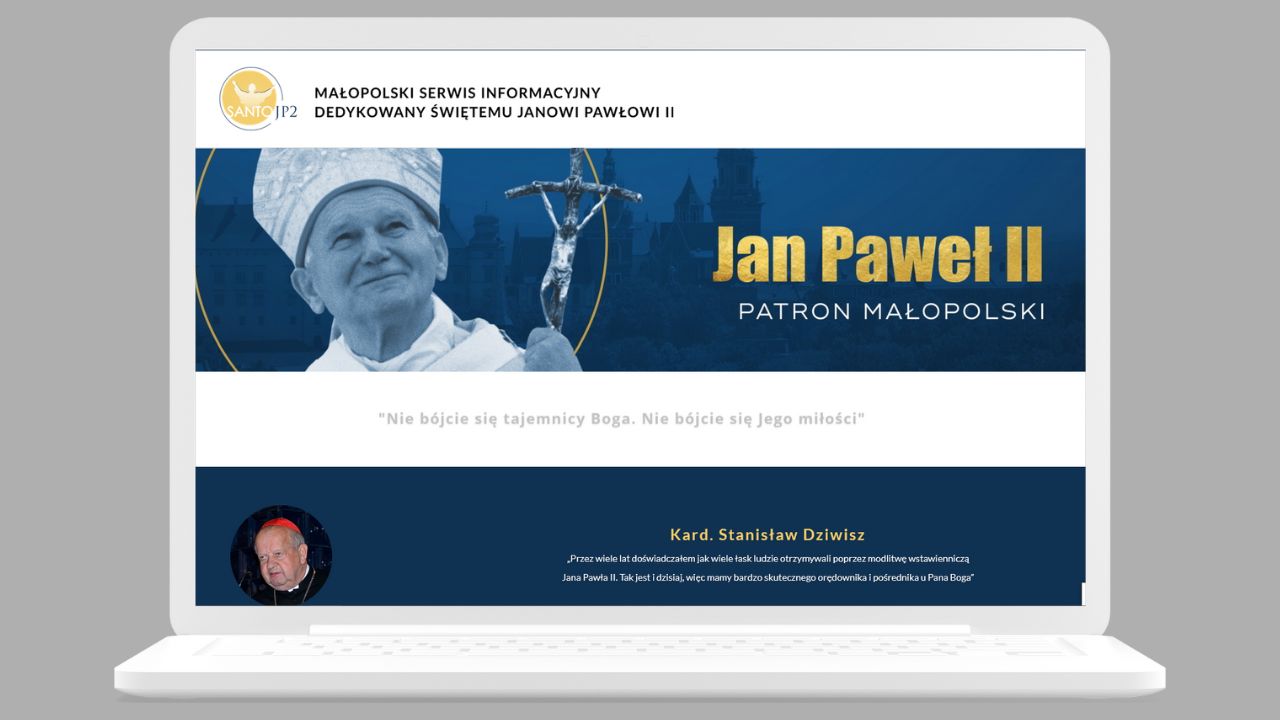You are currently viewing Interaktywny portal o życiu, twórczości i duchowym dziedzictwie Św. Jana Pawła II – santojp2.pl.